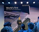 Pavan Davuluri introducing the magnetic USB-C charger shipping with each Surface Ultra laptop