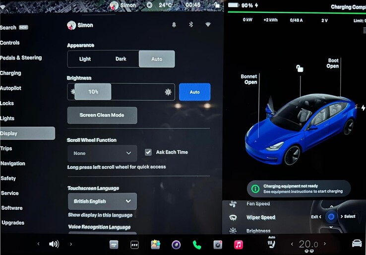 Tesla finally brings full steering wheel windshield wiper management