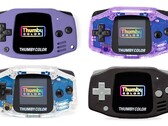 The Thumby Color comes in multiple finishes, many of which have been inspired by the Nintendo Game Boy Advance. (Image source: TinyCircuits)
