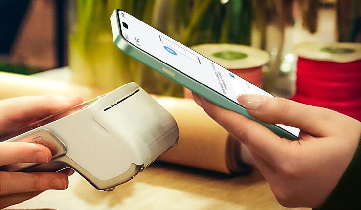 Needless to say, the smartphone supports NFC (Image source: Huawei)