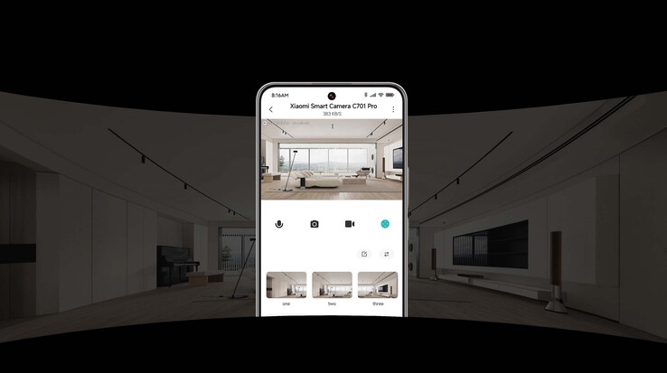 The Xiaomi C701 Pro can cover larger spaces because its two sensors come with pan-and-tilt functionality
