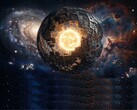 A conceptual image of a Dyson sphere
