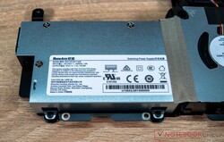 Internally installed 135-watt PSU