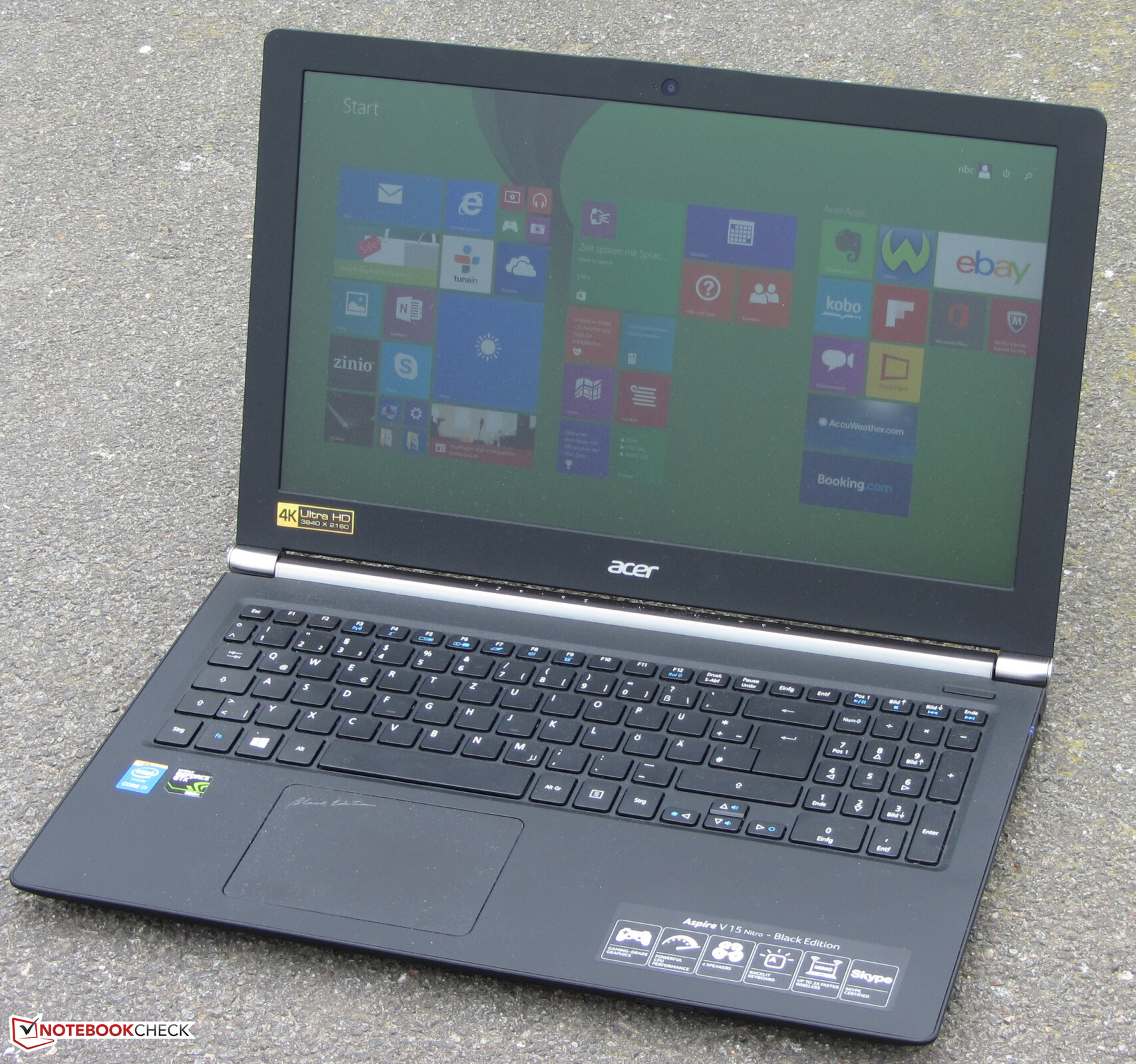 Acer Aspire V15 Nitro Black Edition Vn7 591g Notebook Review Notebookcheck Net Reviews