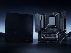 The TA95X3D MoDT motherboard starts at around $532 in China. Pictured: a promo picture of the board. (Image source: Aoostar)