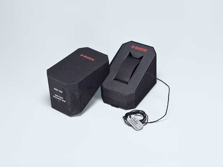 The new G-Shock Fire Package series ships in this special box. (Image source: Casio Japan)