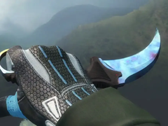 A screengrab of a Karambit Case Hardened knife (image source: Skinflow)