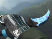 A screengrab of a Karambit Case Hardened knife (image source: Skinflow)
