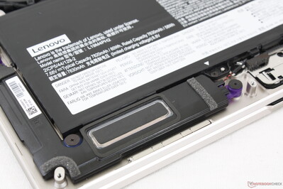 Chassis integrates two tweeters and two subwoofers for strong audio playback especially for a 14-inch convertible Chassis integrates two tweeters and two subwoofers for strong audio playback especially for a 14-inch convertible