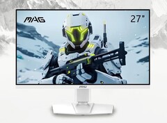 The latest gaming monitor from MSI in an all-white case. (Image: MSI)
