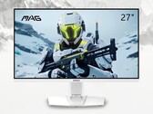 The latest gaming monitor from MSI in an all-white case. (Image: MSI)