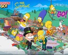 The official promo art in Monopoly Go The Simpsons event.