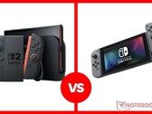 Nintendo Switch 2 vs. Switch 1 (Image source: Nintendo)
