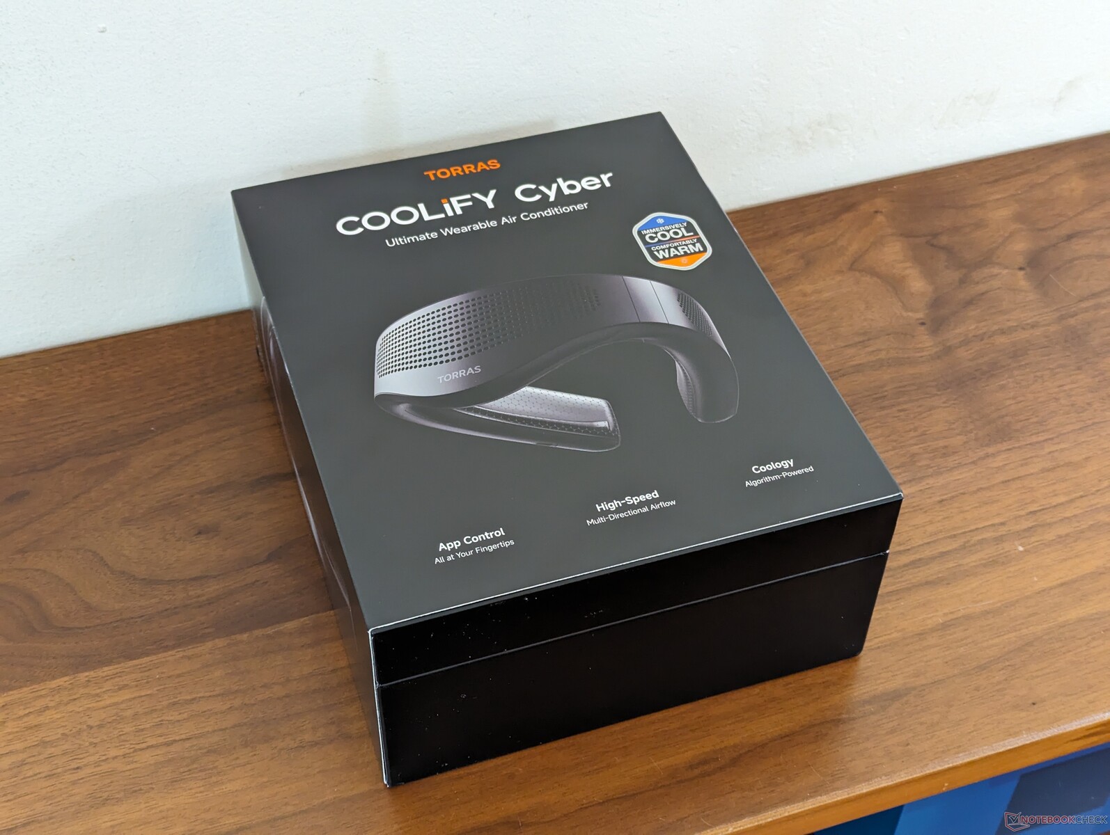 Torras Coolify Cyber is an AI-powered neck fan with air