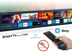Samsung&#039;s smart TVs will offer only Alexa and Bixby as options for voice assistants (Image Source: Samsung - edited)