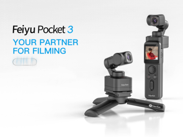 The Feiyu Pocket 3 has a detachable camera that magnetically attaches to metal surfaces.