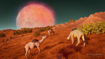 An image showing animals in Stranded: Alien Dawn.