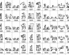 Hieroglyphs from the Encoding Proposal. (Image: Michel Suignard)