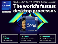 The Core i9-12900KS should officially launch soon as &#039;the world&#039;s fastest desktop processor&#039;. (Image source: Intel via Newegg)