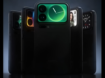 Xiaomi 17 Pro and 17 Pro Max's back display will see features like different clock faces. (Image source: Xiaomi on Weibo)