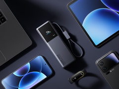 Xiaomi’s 20000mAh 165W Power Bank with Built-in Cable (pictured) has arrived in China. (Image source: Xiaomi)