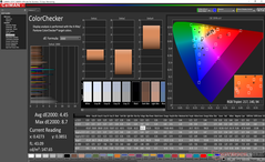 ColorChecker before calibration