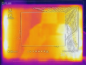 Temperature development front (idle)