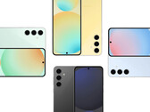 The Galaxy S24 FE is tipped to launch in four colour options, pictured. (Image source: @MysteryLupin - edited)