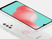 Leaked Galaxy A32 renders. (Source: Voice)