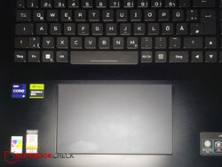 The large touchpad
