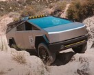 The Cybertruck navigates the challenging off-road trail brilliantly. (Image source: Wild Horses Off-Road via YouTube)