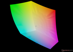 vs. sRGB: 100% coverage