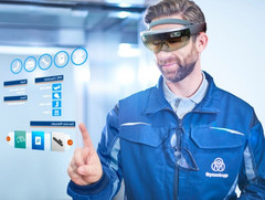 Looks like Microsoft is ready to finally present a consumer-friendly version of its mixed reality HoloLens headset in 2019. (Source: VOA News)