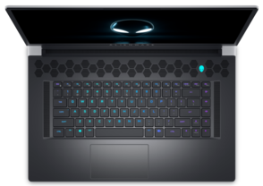 Alienware x17 R2 - Keyboard deck. (Image Source: Dell)