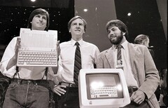 Steve Jobs, Steve Wozniak, and Ronald Wayne. Wayne famously sold his 10% stake for $800 just twelve days after forming the company in 1976.