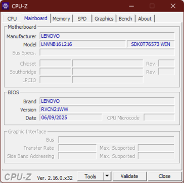 CPU-Z Mainboard