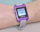 A fully functional customized Game Boy Color wrist watch running Pokémon Gold