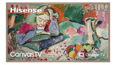 The Hisense S7N CanvasTV only displays artwork when it senses someone in the room. (Image source: Hisense)
