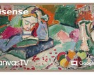 The Hisense S7N CanvasTV only displays artwork when it senses someone in the room. (Image source: Hisense)