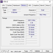 Lenovo IdeaPad Flex 5 CPU-Z: Memory tab