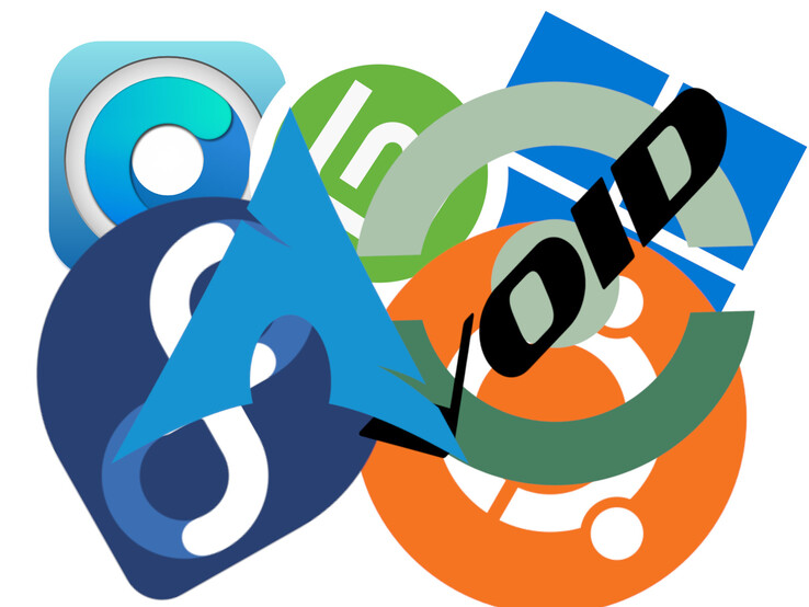 There are lots of Linux distros out there, but the overall experience is largely the same between them. (Image source: operating system logos - Canonical, Microsoft and more w/ edits)