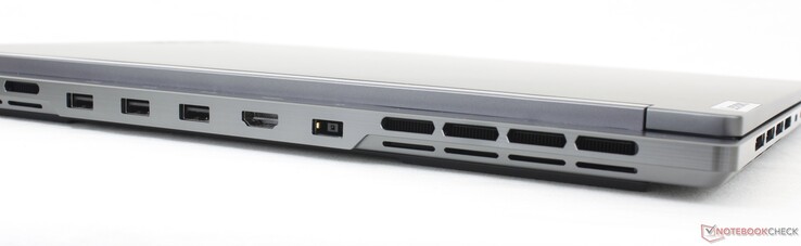 Rear: 3x USB-A 3.2 Gen. 2, HDMI 2.1, AC adapter