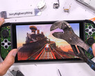 The Nintendo Switch 2 screen shattered after 50 hits with big pliers. Pictured: Screenshot of the video. (Image source: JerryRigEverything)