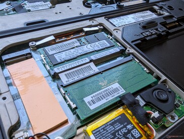 Accessible 2x SODIMM slots