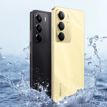 The C75 comes in Black Storm and Lightning Gold color options (Image source: Realme)