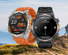 The Rollme GT3S smartwatch (pictured) will come in two colors - black and silver - with black and orange silicone straps respectively. (Image source: Rollme)