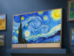 The Hisense Mural TV R8K mimics artwork. (Image source: Hisense)