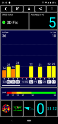 GPS Test of the Wiko View 3 indoors