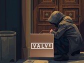 Thief near doorway eyes a Steam Machine delivery