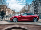 Model 3 riding with the Full Self-Driving feature.